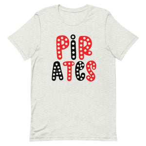 Pirates Dot Font Bella Canvas Unisex t-shirt