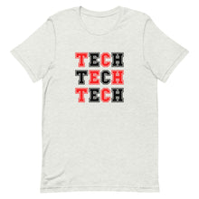 Load image into Gallery viewer, Tech Varsity Red and Black Bella Canvas Unisex t-shirt
