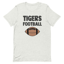 Load image into Gallery viewer, Tigers Football Dots Black Bella Canvas Unisex t-shirt
