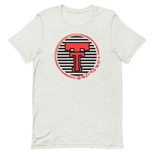 Load image into Gallery viewer, Stripe Texas Tech Logo Bella Canvas Unisex t-shirt
