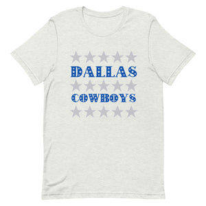 Star Studded Dallas Cowboys Bella Canvas Unisex t-shirt