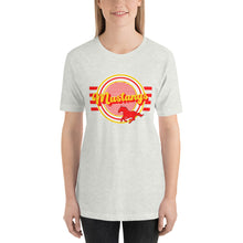 Load image into Gallery viewer, Retro Mustangs Circle Bella Canvas Unisex t-shirt
