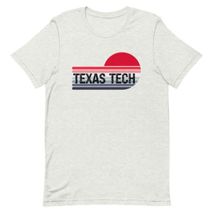 Retro Sun Texas Tech Bella Canvas Unisex t-shirt