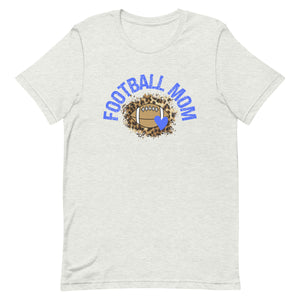 Football Mom Leopard Bella Canvas Unisex t-shirt