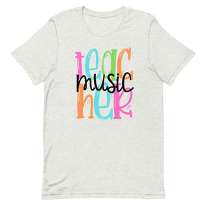 Music Teacher Colorful Unisex t-shirt