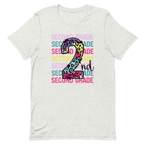 Second Grade Colorful Unisex t-shirt