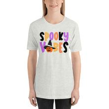 Load image into Gallery viewer, Spooky Vibes Pumpkin Halloween Bella Canvas Unisex t-shirt
