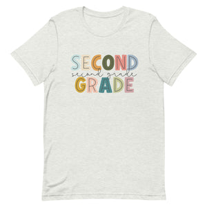 Block Second Grade Bella Canvas Unisex t-shirt