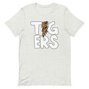 Tigers Stripe Bolt Bella Canvas Unisex t-shirt