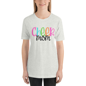 Colorful Cheer Mom Bella Canvas Unisex t-shirt