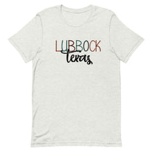 Load image into Gallery viewer, Lubbock Texas Scribble Bella Canvas Unisex t-shirt
