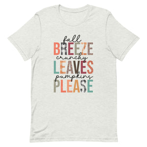 Fall Breeze Bella Canvas Unisex t-shirt