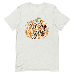 Frenship Tigers Mini Paw Pumpkin Bella Canvas Unisex t-shirt