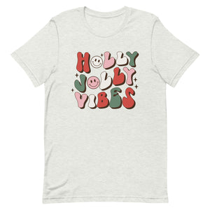 Holly Jolly Vibes Bella Canvas Unisex t-shirt