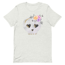 Load image into Gallery viewer, Floral Skull Bella Canvas Unisex t-shirt
