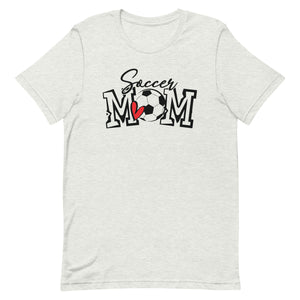 Soccer Mom Mini Heart Bella Canvas Unisex t-shirt