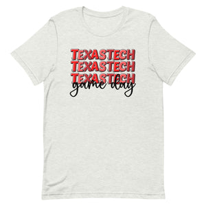 Texas Tech Game Day Bella Canva Unisex t-shirt