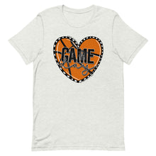 Load image into Gallery viewer, Basketball Heart Game Day Bella Canvas Unisex t-shirt
