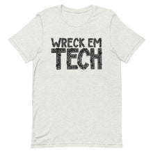 Load image into Gallery viewer, Wreck Em Tech Glitter Faux Letters Unisex t-shirt
