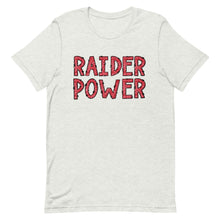 Load image into Gallery viewer, Raider Power Faux Glitter Letters Unisex t-shirt
