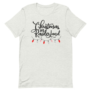 Christmas in Raider Land Unisex t-shirt