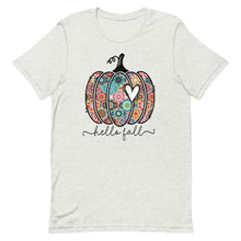 Load image into Gallery viewer, Hello Fall Pretty Pumpkin Unisex t-shirt
