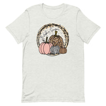Load image into Gallery viewer, Fall Pumpkin Round Bella Canvas Unisex t-shirt
