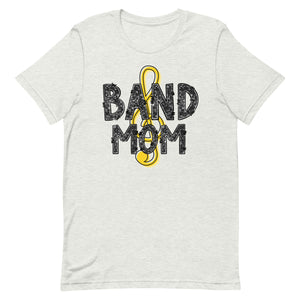 Band Mom Faux Glitter Letters Unisex t-shirt