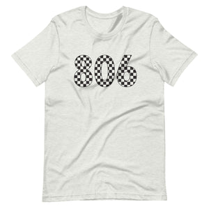 806 Checkered Bella Canvas Unisex t-shirt