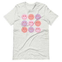 Load image into Gallery viewer, Smiley Valentines Bella Canvas Unisex t-shirt
