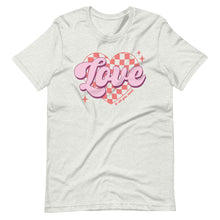 Load image into Gallery viewer, Retro Heart Love is all you need Bella Canvas Unisex t-shirt
