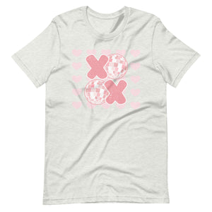 XOXO valentines bell canvas Unisex t-shirt