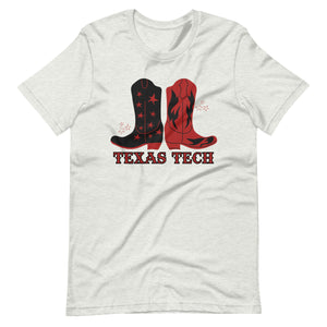 Red Raider Boots Bella canvas Unisex t-shirt