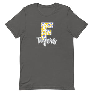 Blue and Yellow Tigers F tee Frenship Short-sleeve unisex t-shirt Bella Canvas