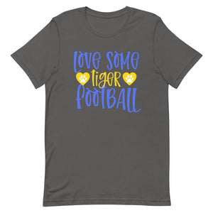 Love Some Tiger Football Bella Canvas Unisex t-shirt