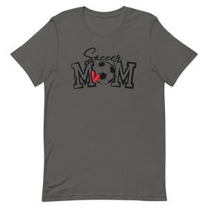 Soccer Mom Mini Heart Bella Canvas Unisex t-shirt