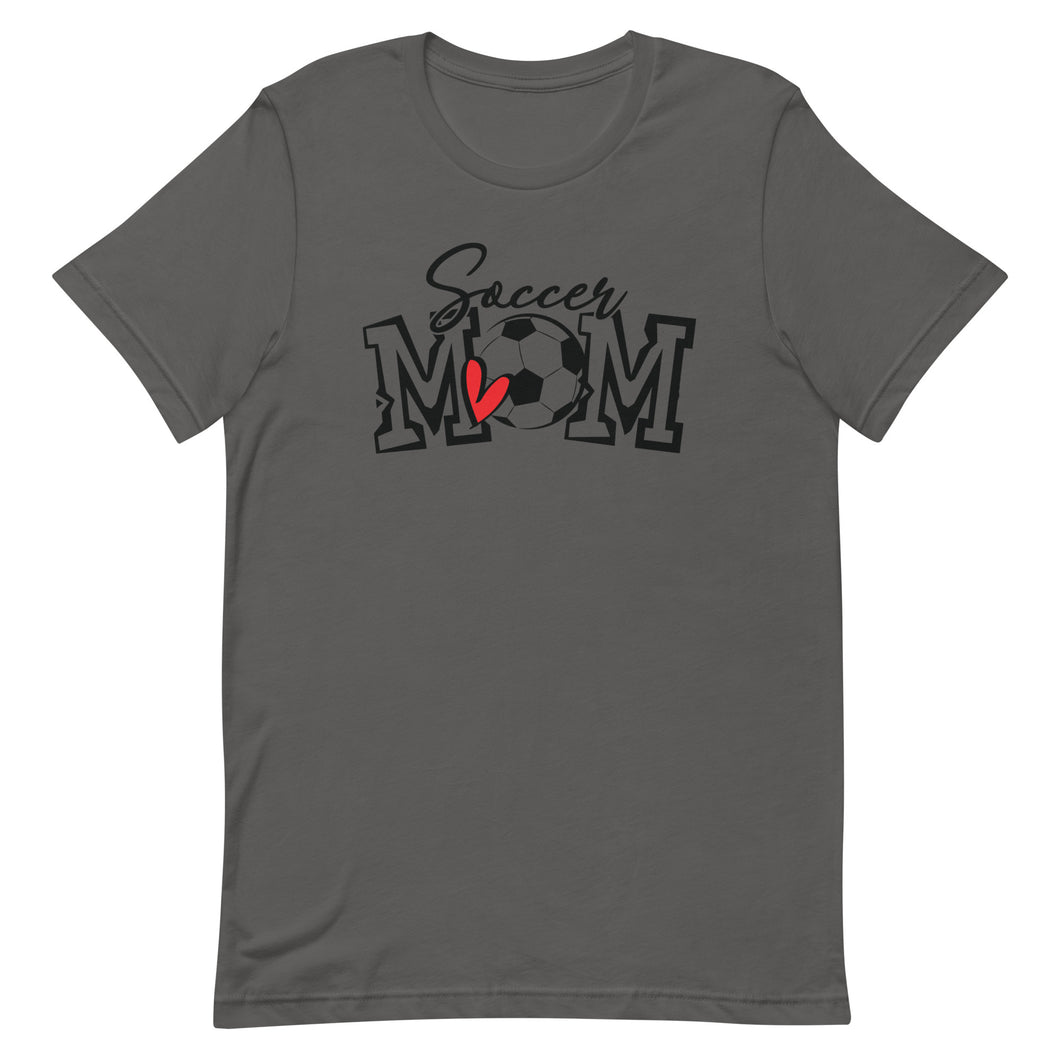 Soccer Mom Mini Heart Bella Canvas Unisex t-shirt