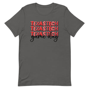 Texas Tech Game Day Bella Canva Unisex t-shirt