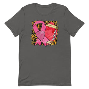 Breast Cancer Football Unisex t-shirt