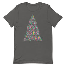 Load image into Gallery viewer, We wish you a Merry Christmas tree Unisex t-shirt
