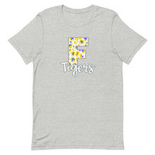 Load image into Gallery viewer, Blue and Yellow Tigers F tee Frenship Short-sleeve unisex t-shirt Bella Canvas
