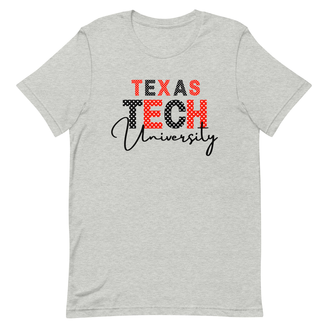 Texas Tech Star University Bella Canvas Short-sleeve unisex t-shirt