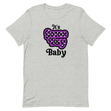 Load image into Gallery viewer, It&#39;s Game Day Baby Purple Font Bella Canvas Unisex t-shirt
