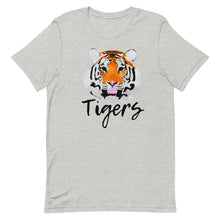 Load image into Gallery viewer, Watercolor Tiger Head Bella Canvas Mascot Spirit Unisex t-shirt
