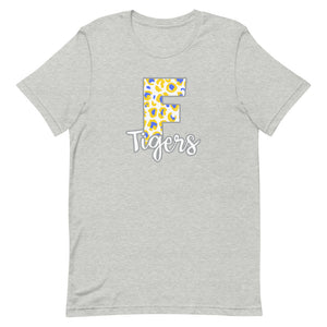 Frenship Tigers Leopard F Bella Canvas Unisex t-shirt
