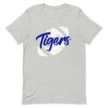 Load image into Gallery viewer, Distressed Tigers Football Royal Blue Bella Canvas Unisex t-shirt

