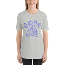 Load image into Gallery viewer, Mandalay Outline Tiger Paw Bella Canva Unisex t-shirt
