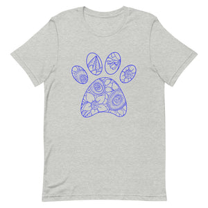 Mandalay Outline Tiger Paw Bella Canva Unisex t-shirt