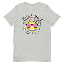 Load image into Gallery viewer, Hello Summer Sunshine Bella Canvas Unisex t-shirt
