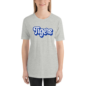 Retro Tigers Font Bella Canvas Unisex t-shirt